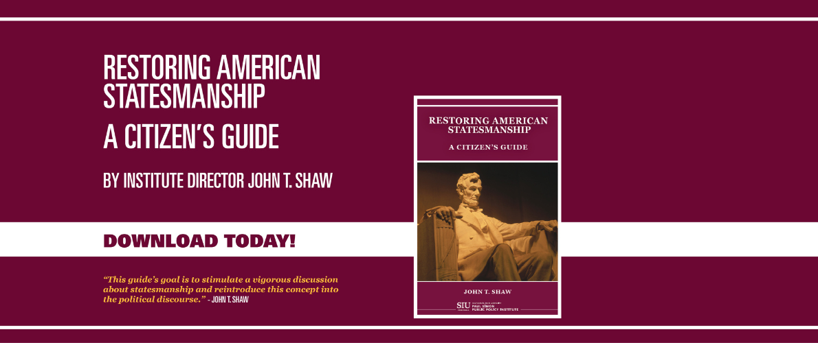 Cover of Restoring American Statesmanship: A Citizen's Guide