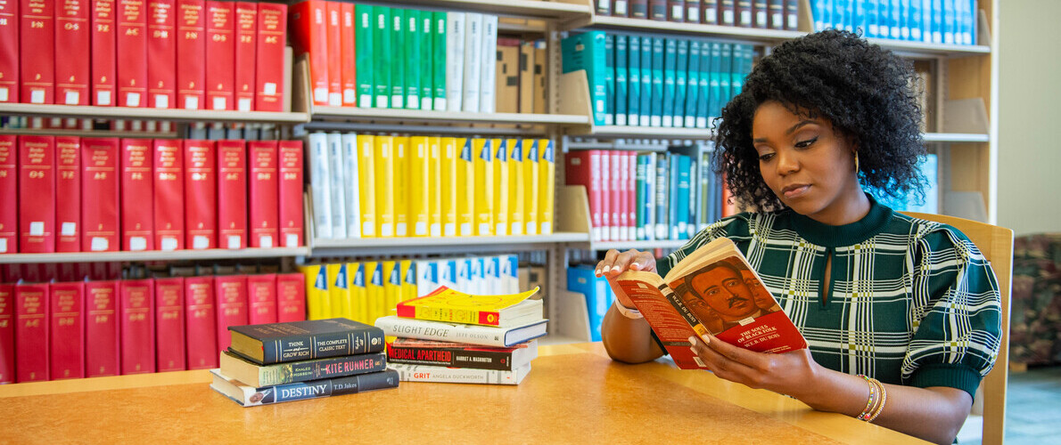 social worker in library